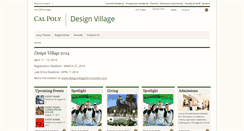 Desktop Screenshot of designvillage.calpoly.edu