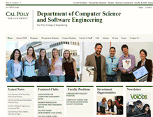 Tablet Screenshot of csc.calpoly.edu