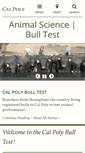 Mobile Screenshot of bulltest.calpoly.edu