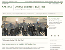 Tablet Screenshot of bulltest.calpoly.edu