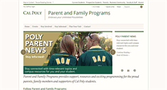 Desktop Screenshot of parent.calpoly.edu