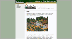 Desktop Screenshot of leaningpinearboretum.calpoly.edu