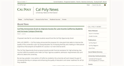 Desktop Screenshot of calpolynews.calpoly.edu