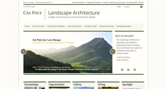 Desktop Screenshot of landscape.calpoly.edu