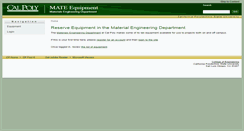 Desktop Screenshot of mate-equip.calpoly.edu
