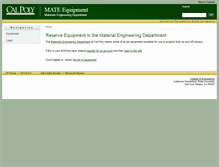 Tablet Screenshot of mate-equip.calpoly.edu