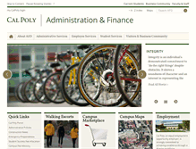 Tablet Screenshot of afd.calpoly.edu