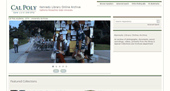 Desktop Screenshot of digital.lib.calpoly.edu