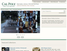 Tablet Screenshot of digital.lib.calpoly.edu