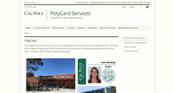 Desktop Screenshot of polycard.calpoly.edu