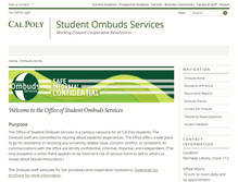 Tablet Screenshot of ombuds.calpoly.edu