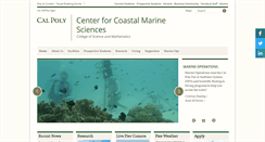 Desktop Screenshot of marine.calpoly.edu