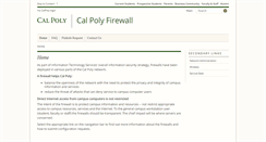 Desktop Screenshot of firewall.calpoly.edu