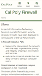 Mobile Screenshot of firewall.calpoly.edu