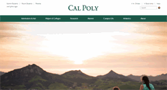 Desktop Screenshot of calpoly.edu