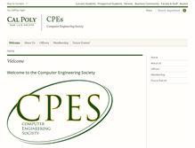 Tablet Screenshot of cpes.calpoly.edu