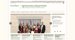 Desktop Screenshot of agb.calpoly.edu