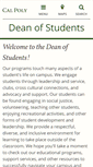 Mobile Screenshot of deanofstudents.calpoly.edu