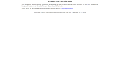 Desktop Screenshot of keyserver.calpoly.edu