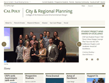 Tablet Screenshot of planning.calpoly.edu