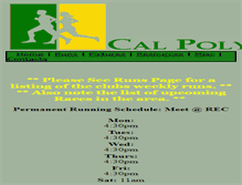 Tablet Screenshot of cprunning.calpoly.edu