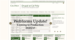 Desktop Screenshot of drupal.calpoly.edu