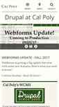 Mobile Screenshot of drupal.calpoly.edu