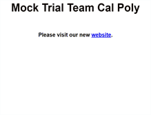 Tablet Screenshot of mocktrial.calpoly.edu