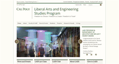 Desktop Screenshot of laes.calpoly.edu