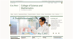Desktop Screenshot of cosam.calpoly.edu