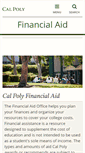 Mobile Screenshot of financialaid.calpoly.edu